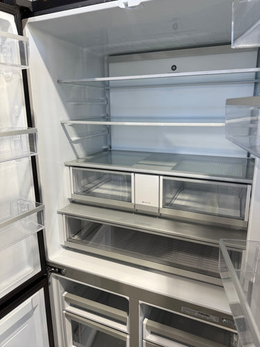 Factory second Fisher&Paykel RF730QZUVB1 690L Quad Door Fridge Freezer – Matte Black - Second Hand Appliances Geebung